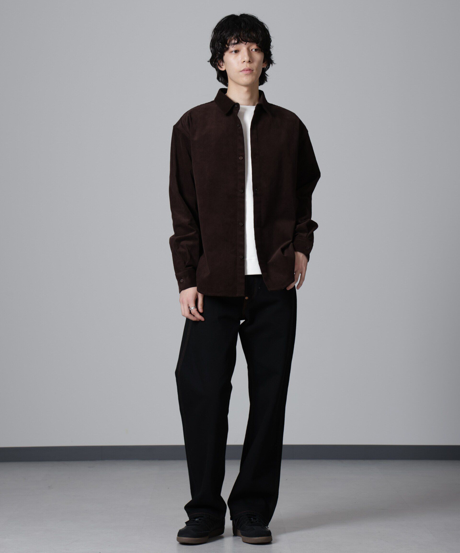 nano･universe「リラックスコーデュロイシャツ」|シャツ・ブラウス|