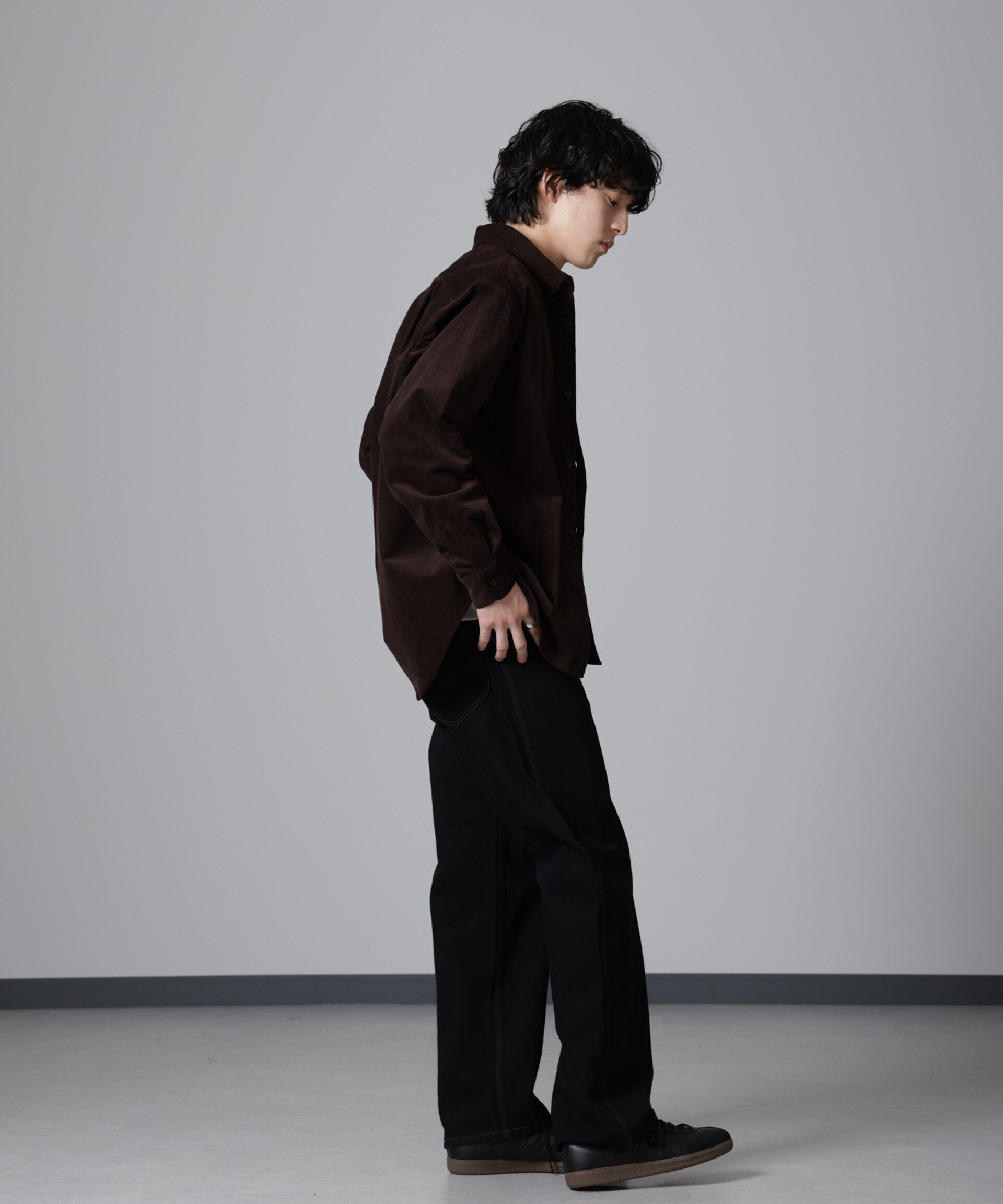 nano･universe「リラックスコーデュロイシャツ」|シャツ・ブラウス|