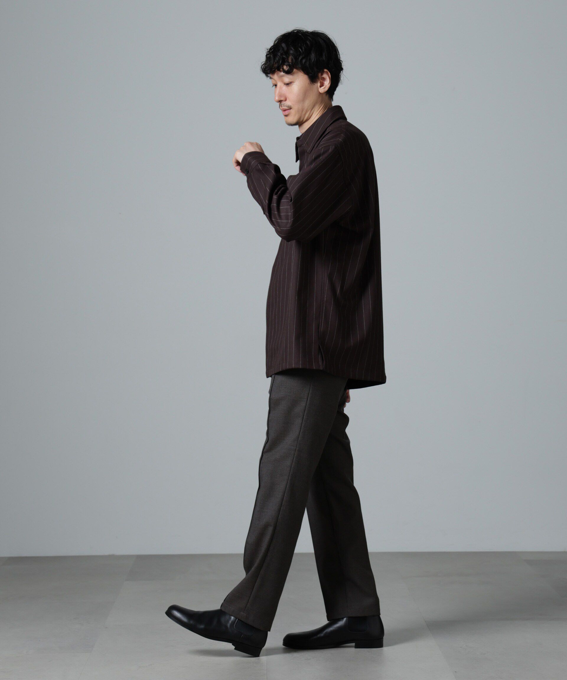 nano･universe「｢N TROUSERS PREMIUM｣RENURウール混洗えるサキソニーパンツ(セットアップ可)」|スーツ|