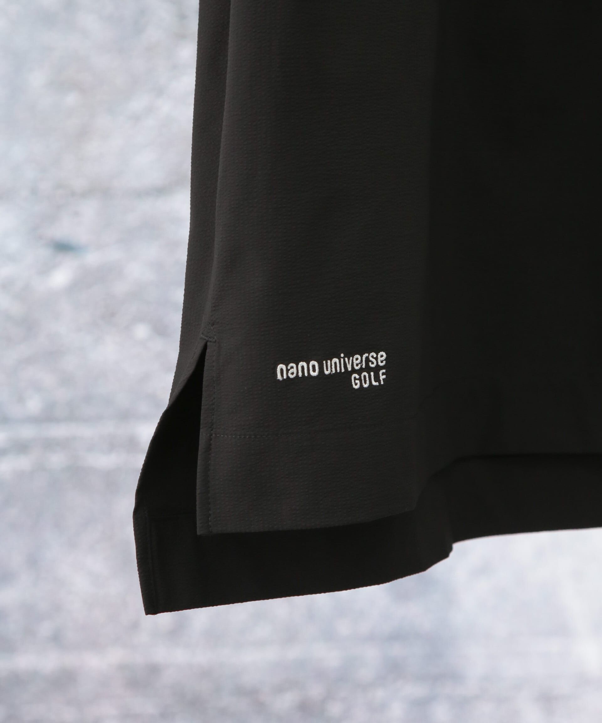 nano･universe「nano universe GOLF/サッカーストライプ半袖シャツ」|Tシャツ・カットソー|