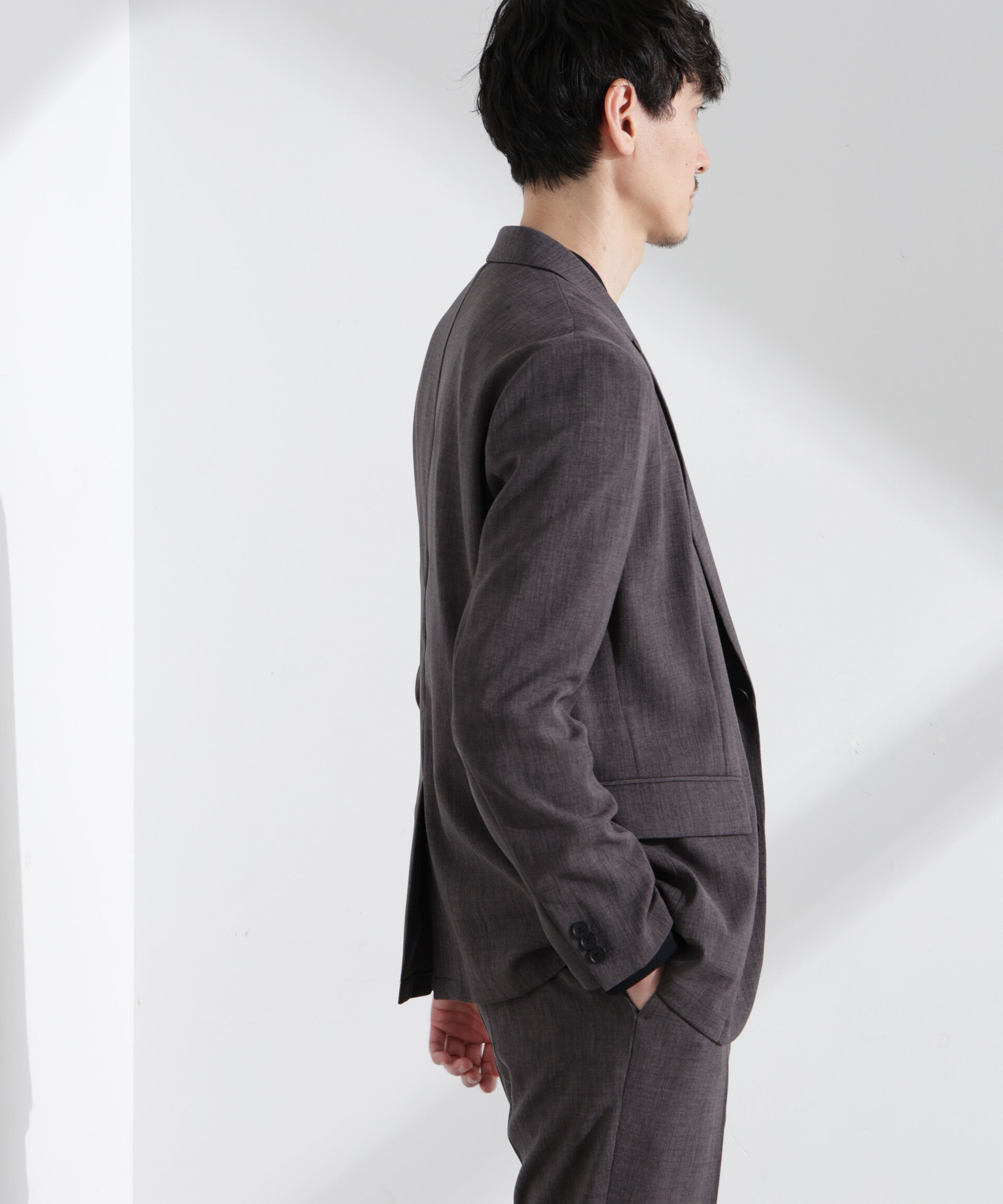 nano･universe「「Damerino」ドビークロスストレッチセットアップ」|スーツ|