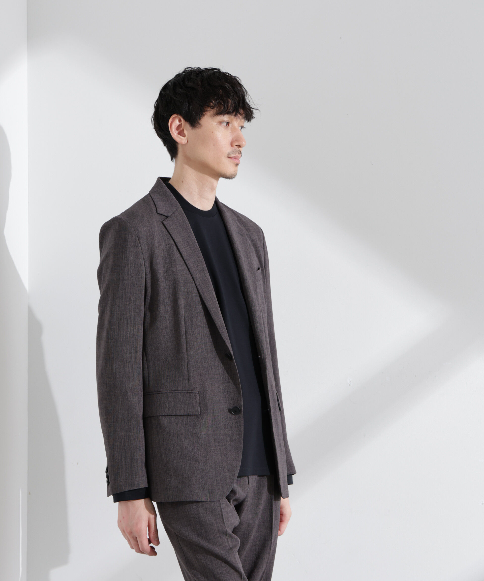 nano･universe「「Damerino」ドビークロスストレッチセットアップ」|スーツ|