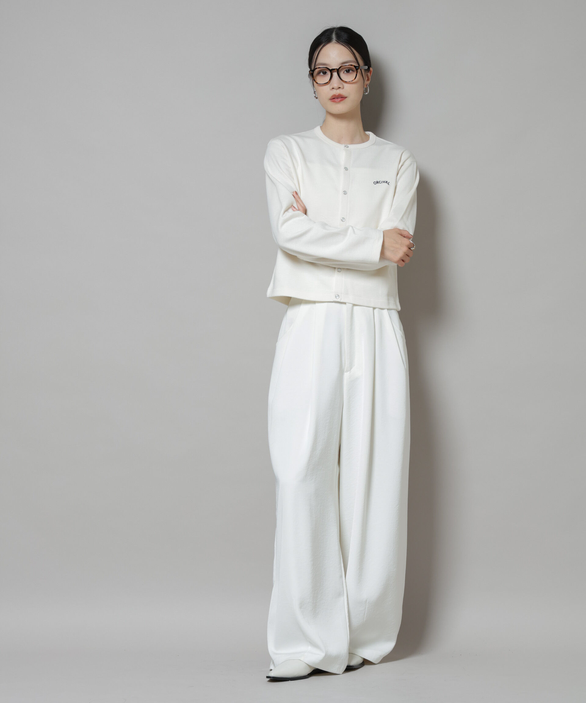 nano･universe「ORCIVAL/CREW NECK CARDIGAN」|Tシャツ・カットソー|