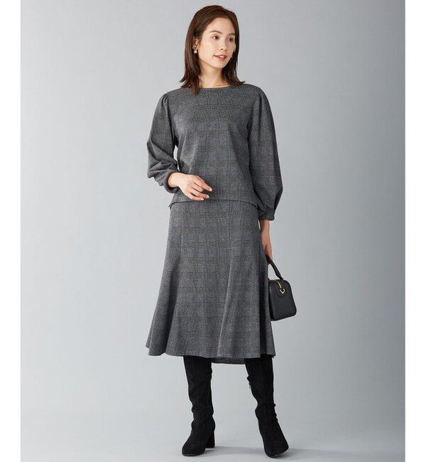 組曲「【マガジン掲載/22.5cm～24.5cm】ストレッチフェイクスウェード ロングブーツ（KJ44）」|ショートブーツ|