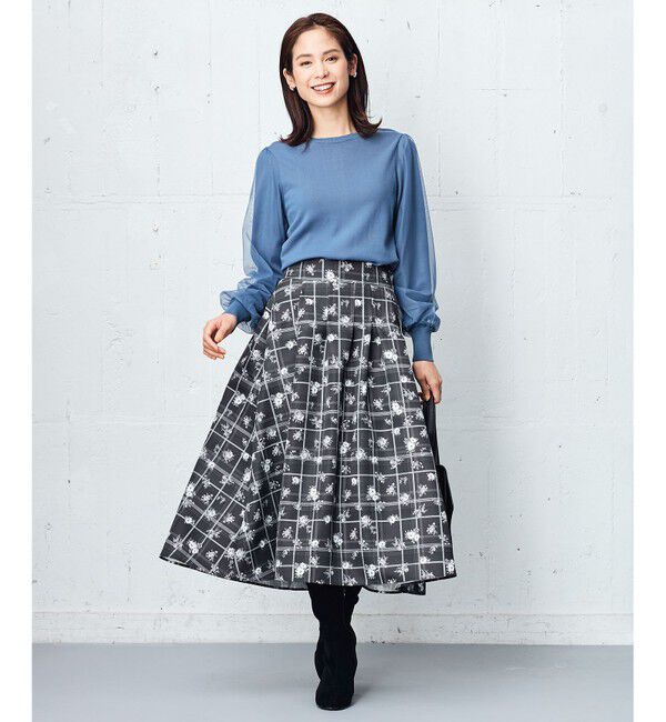 組曲「【マガジン掲載/22.5cm～24.5cm】ストレッチフェイクスウェード ロングブーツ（KJ44）」|ショートブーツ|