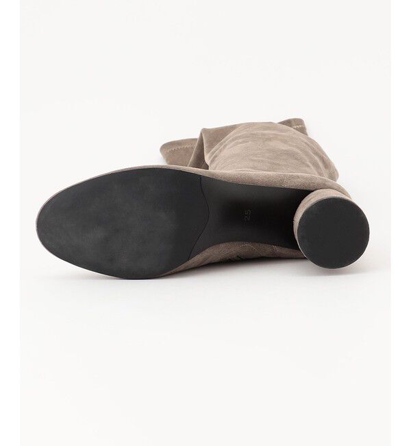 組曲「【マガジン掲載/22.5cm～24.5cm】ストレッチフェイクスウェード ロングブーツ（KJ44）」|ショートブーツ|