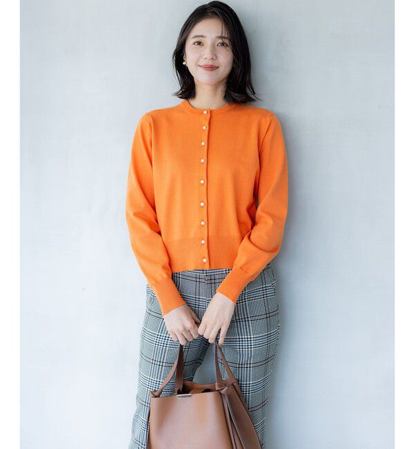 組曲「【洗える・6色展開】Elenaベーシックニット カーディガン」|カーディガン|