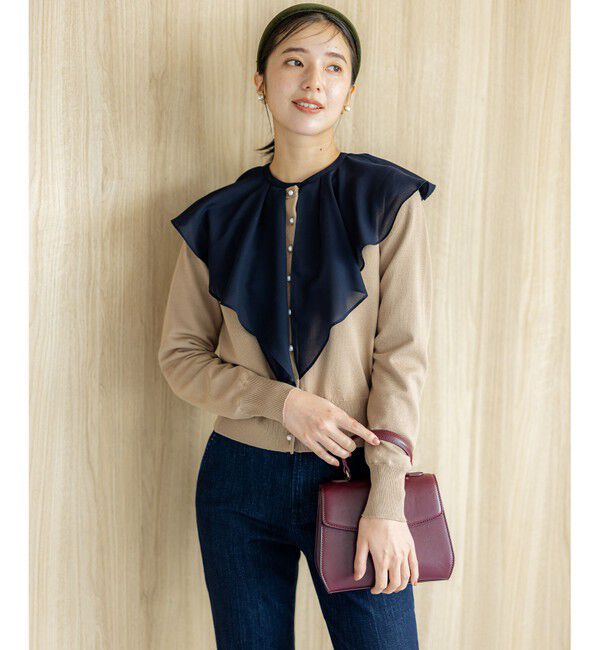 組曲「【洗える・6色展開】Elenaベーシックニット カーディガン」|カーディガン|