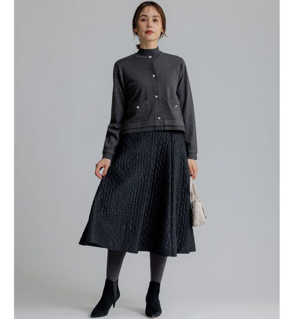 組曲「ジオメトリックフラワージャガード フレアスカート」|スカート|