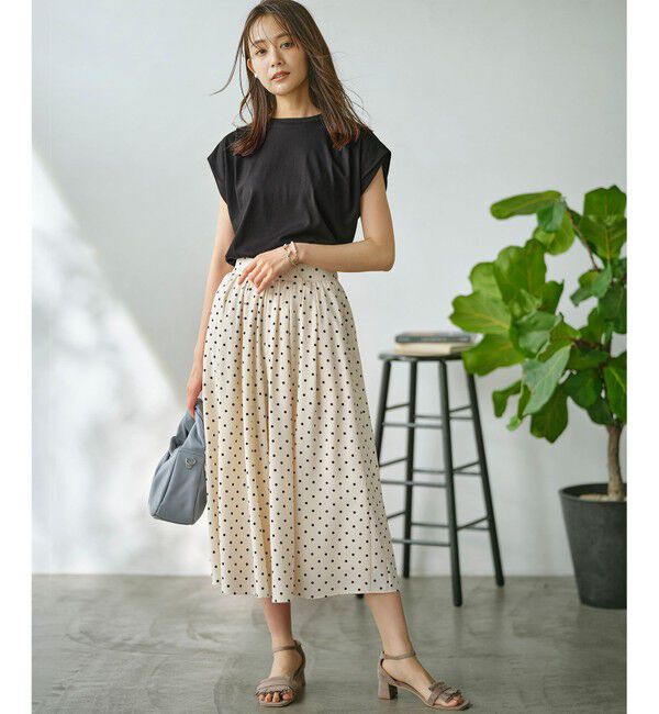 組曲「【WEB限定】ドットプリントデシン フリルパンツ」|その他|