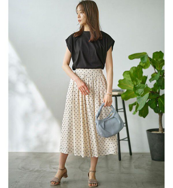 組曲「【WEB限定】ドットプリントデシン フリルパンツ」|その他|