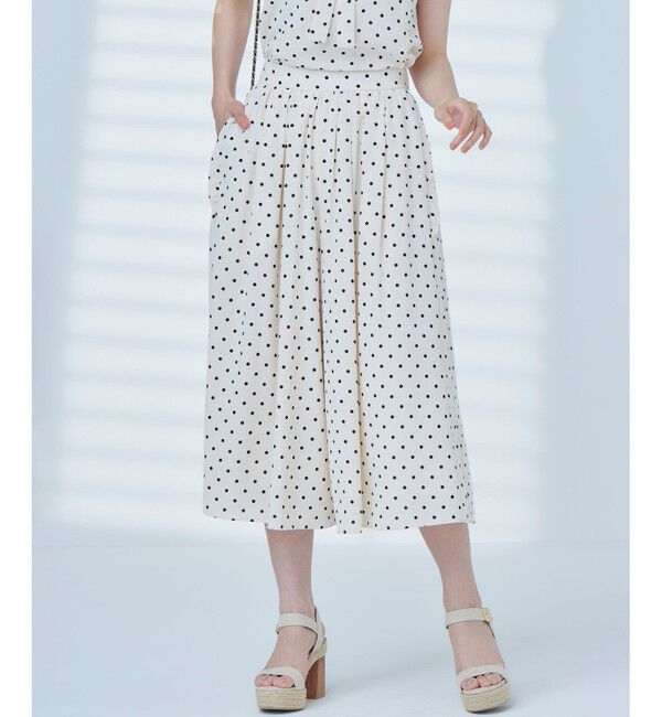 組曲「【WEB限定】ドットプリントデシン フリルパンツ」|その他|