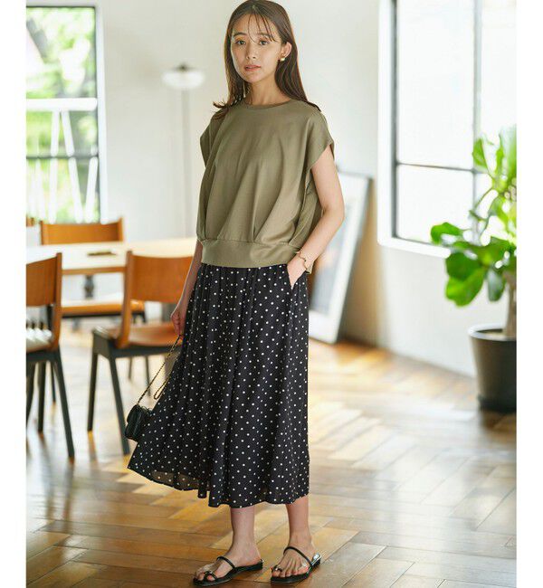 組曲「【WEB限定】ドットプリントデシン フリルパンツ」|その他|