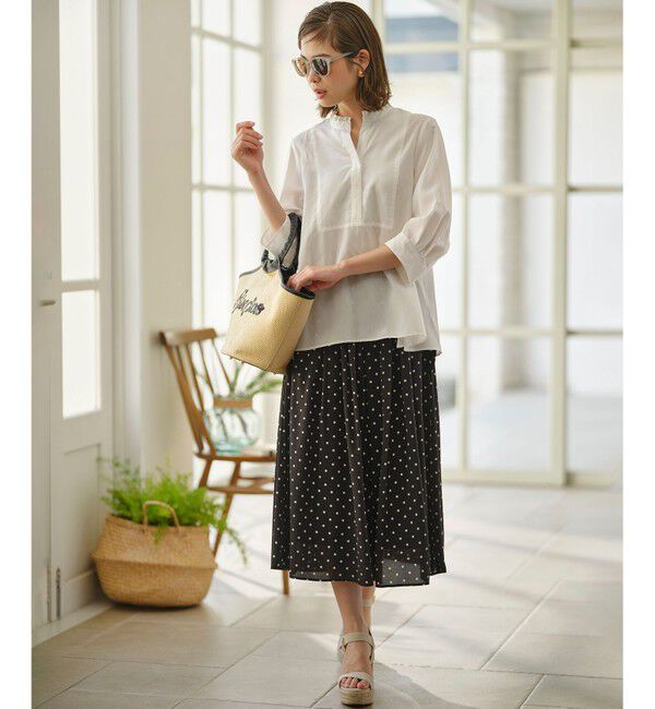 組曲「【WEB限定】ドットプリントデシン フリルパンツ」|その他|