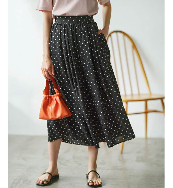組曲「【WEB限定】ドットプリントデシン フリルパンツ」|その他|
