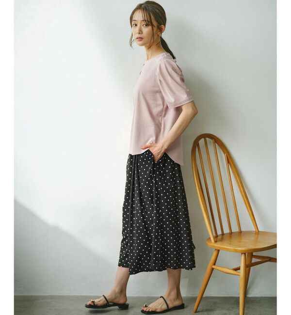 組曲「【WEB限定】ドットプリントデシン フリルパンツ」|その他|