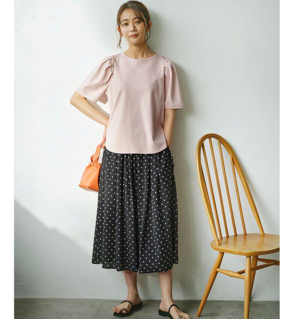 組曲「【WEB限定】ドットプリントデシン フリルパンツ」|その他|