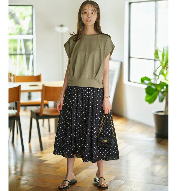組曲「【WEB限定】ドットプリントデシン フリルパンツ」|その他|