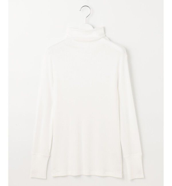 自由区「【洗える】ベアテレコボトルネック カットソー」|Tシャツ・カットソー|