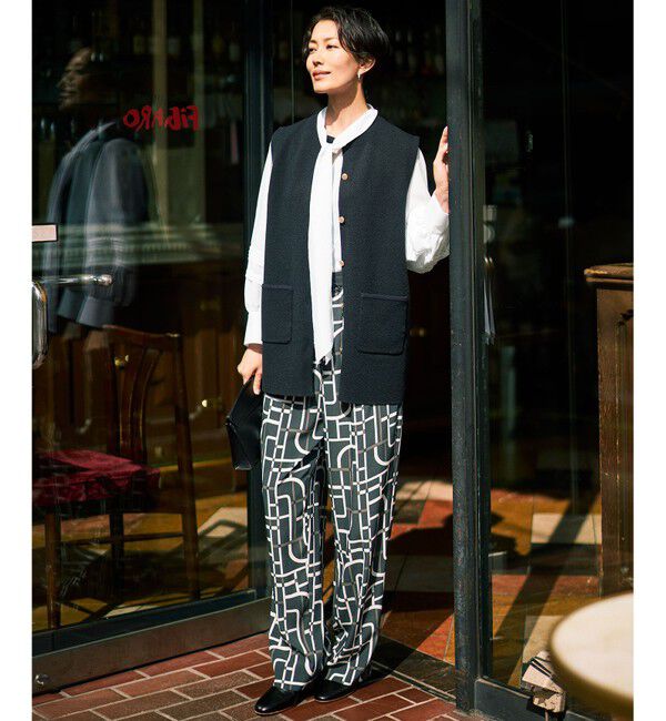 自由区「【カタログ掲載】ソフトスパンビエラボウタイ ブラウス」|シャツ・ブラウス|