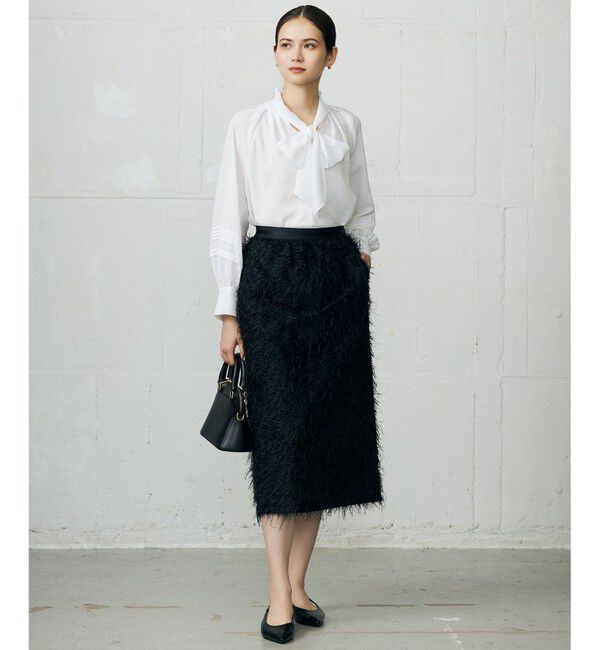 自由区「【カタログ掲載】ソフトスパンビエラボウタイ ブラウス」|シャツ・ブラウス|