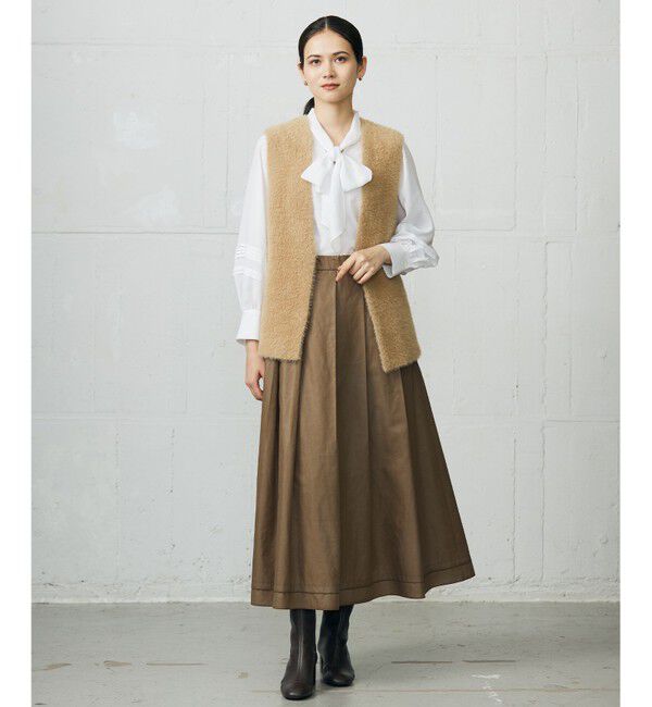 自由区「【カタログ掲載】ソフトスパンビエラボウタイ ブラウス」|シャツ・ブラウス|