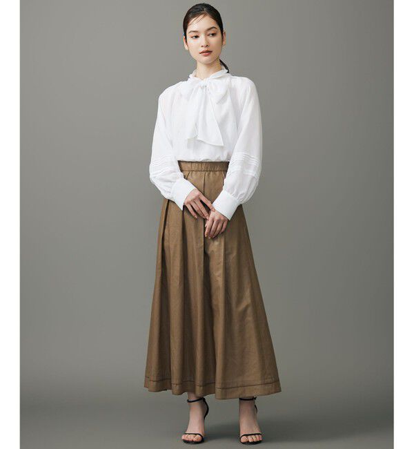 自由区「【カタログ掲載】ソフトスパンビエラボウタイ ブラウス」|シャツ・ブラウス|