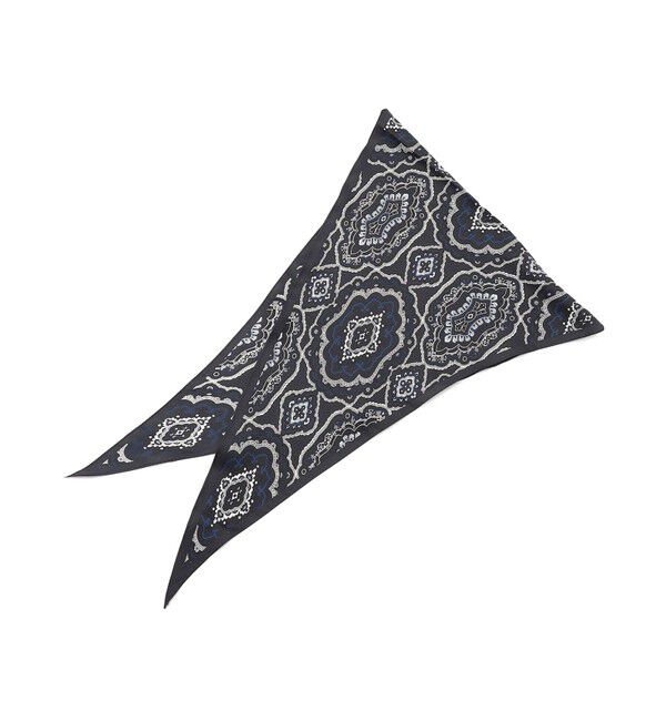 23区「オーナメントプリント スカーフ」|バンダナ・スカーフ|ｸﾞﾚｰﾌﾟ