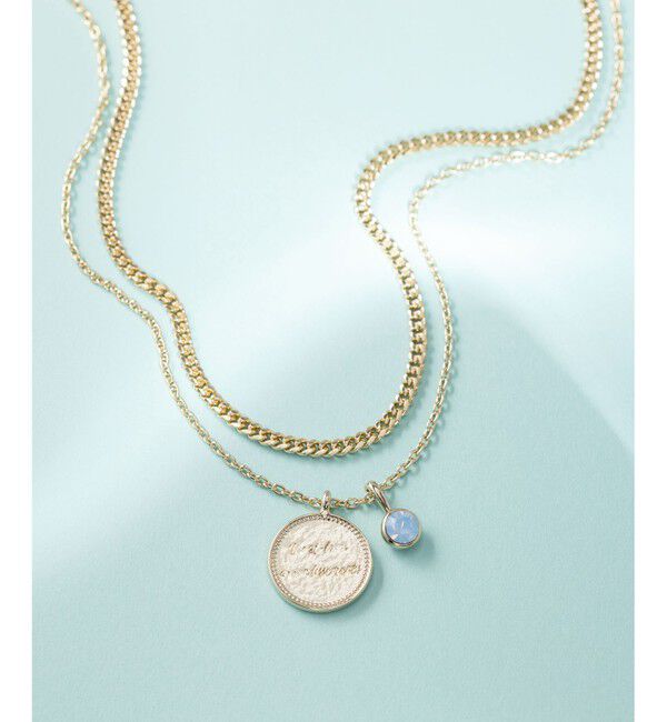 23区「カラーストーン コイン ネックレス」|ネックレス|ｵﾊﾟｰﾙｶ