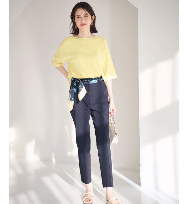 ANY SIS「【ストレッチ・接触冷感・撥水・UVカット・洗える】エアリーストレッチ テーパードパンツ」|その他|