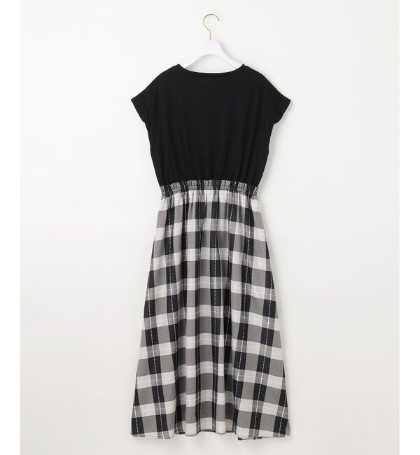 ANY SIS「【洗える】チェックドッキング ワンピース」|ワンピース|