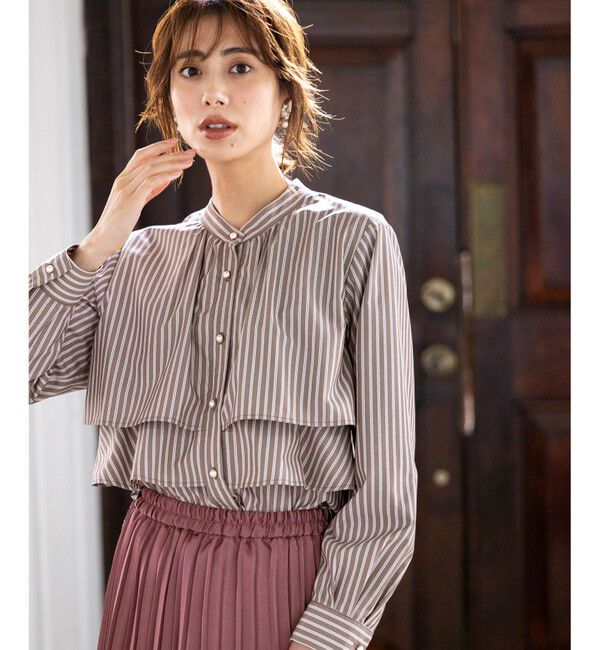 ANY SIS「ラッフルレイヤード ブラウス」|シャツ・ブラウス|