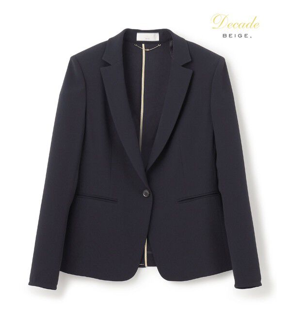 BEIGE,「CINDY / テーラードジャケット」|テーラードジャケット|Navy