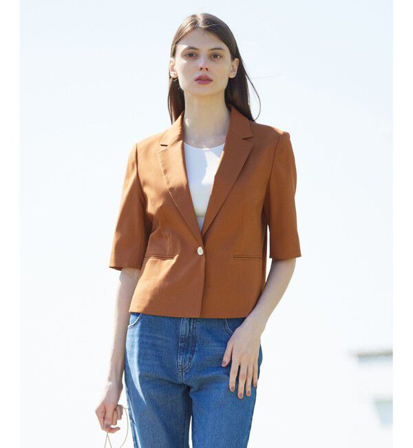 BEIGE,「IVY / テーラードジャケット」|テーラードジャケット|Ocre
