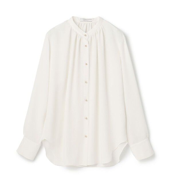 BEIGE,「STOW / バンドカラーブラウス」|シャツ・ブラウス|