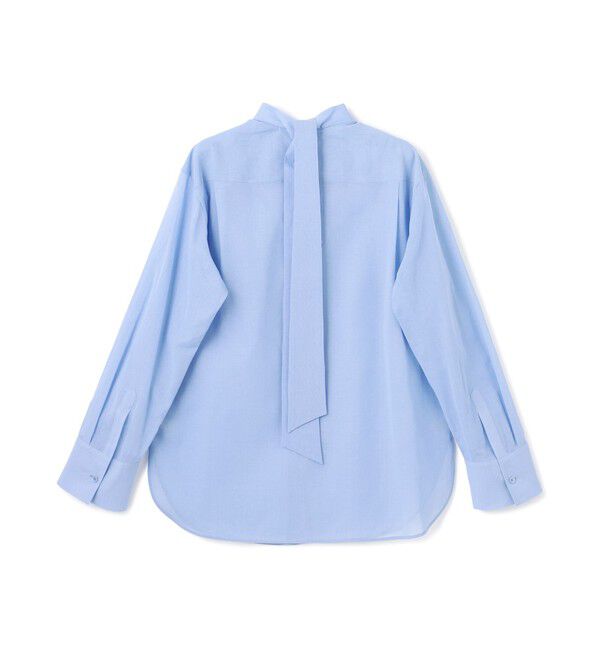 BEIGE,「【洗える】PLUMERIA / コットンシアーバックボウタイブラウス」|シャツ・ブラウス|