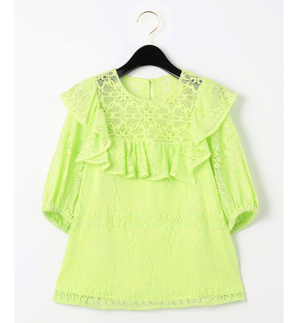 GRACE CONTINENTAL「レースフリルトップ」|シャツ・ブラウス|