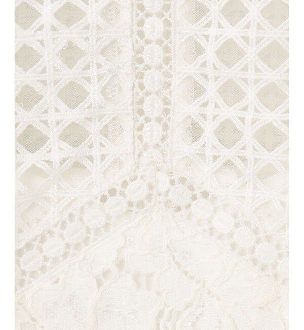  「ハイネックレースコンビトップ」|シャツ・ブラウス|