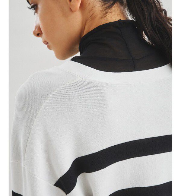 Diagram「ボーダールーズニットカーディガン」|カーディガン|