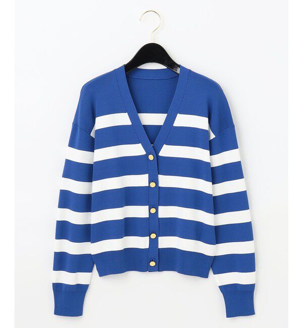 Diagram「ボーダールーズニットカーディガン」|カーディガン|