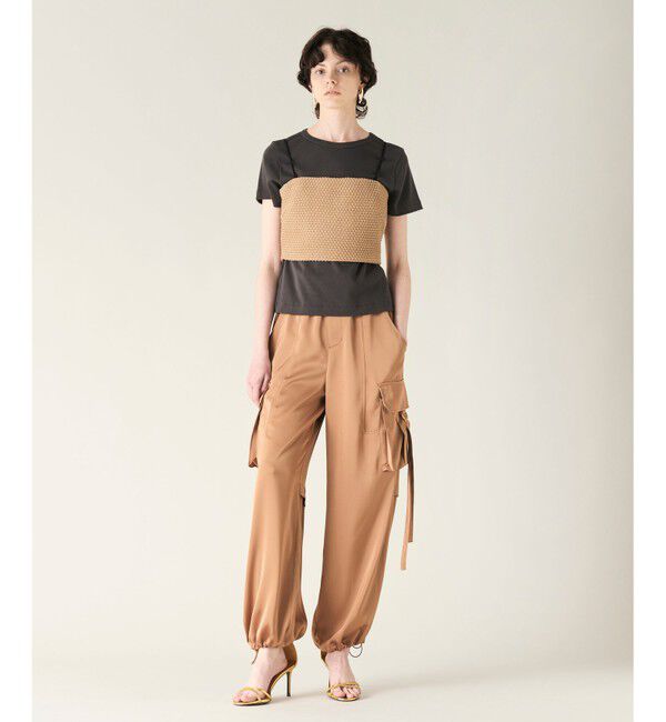 GRACE CONTINENTAL「ニットライクレースビスチェ」|その他|