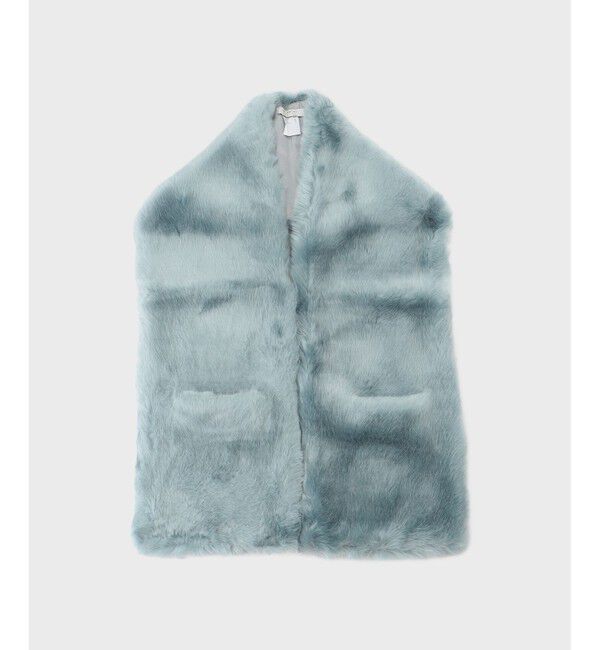 GRACE CONTINENTAL「a point etc ファーストール」|ストール|ブルー