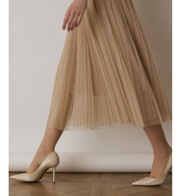 GRACE CONTINENTAL「チュールプリーツドレス」|ドレス|