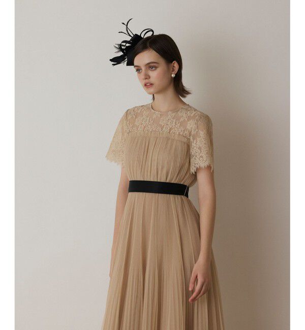 GRACE CONTINENTAL「チュールプリーツドレス」|ドレス|