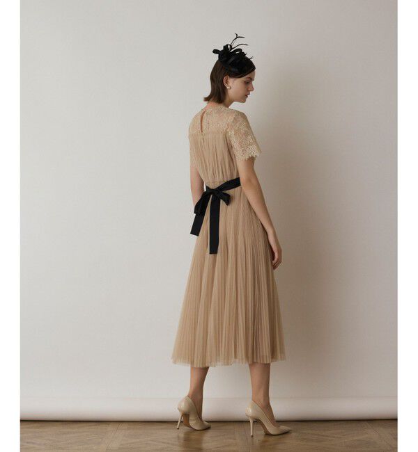 GRACE CONTINENTAL「チュールプリーツドレス」|ドレス|
