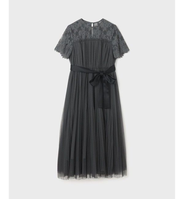 GRACE CONTINENTAL「チュールプリーツドレス」|ドレス|