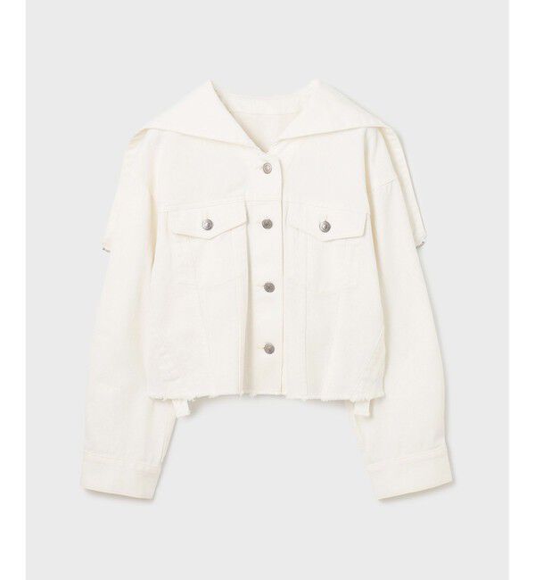 Diagram「フードジップデニムジャケット」|デニムジャケット|