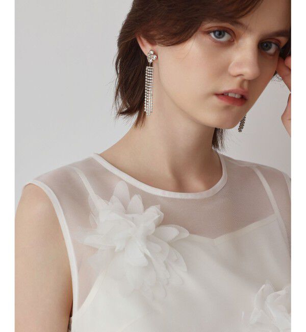 GRACE CONTINENTAL「メッシュフラワートップ」|その他|