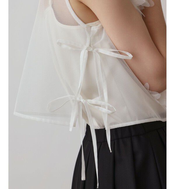 GRACE CONTINENTAL「メッシュフラワートップ」|その他|