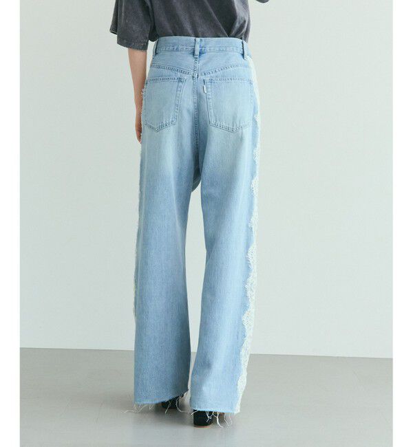 Grace Class「サイドレースデニムパンツ」|デニム|